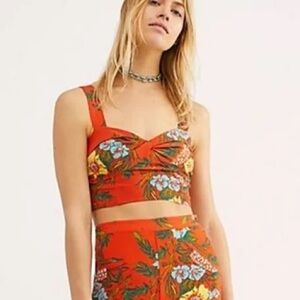 Free People Floral Top